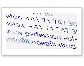 Website knoepfli-druck.ch perfektion-auf-papier.ch reliefdruck.ch